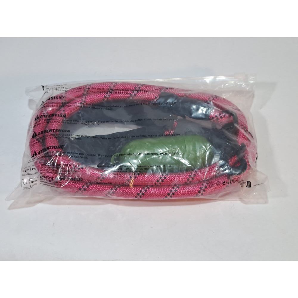 Taglory Rope Dog Leash 5' Pink 1/2 Inch Reflective Padded Handle New TGQYS013‎